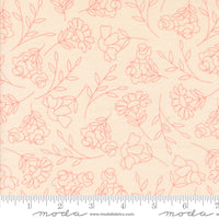 Abloom Spring Sketch Pale Pink Yardage by Corey Yoder for Moda Fabrics | 29211 14