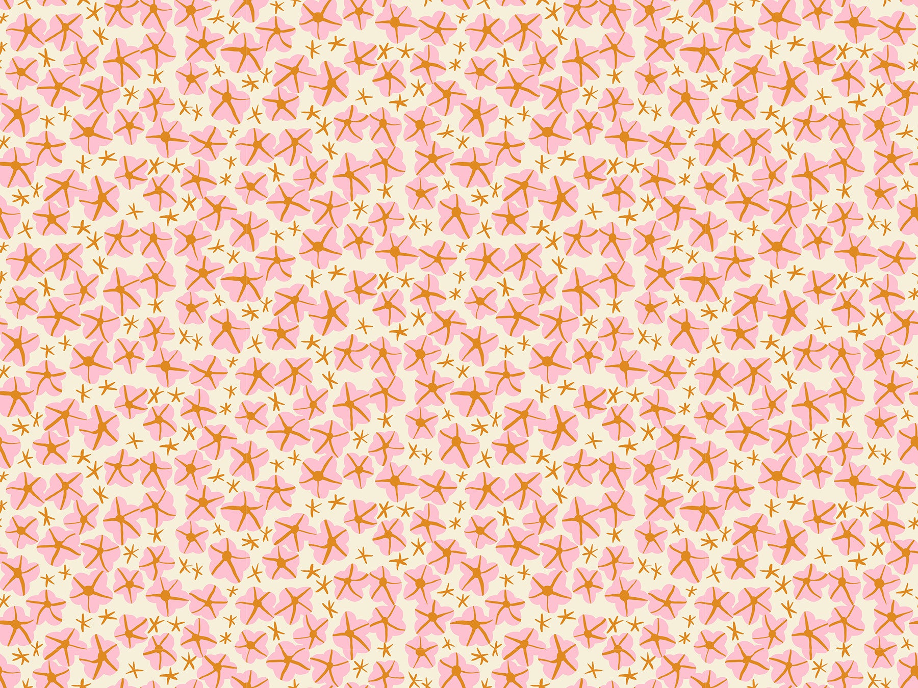 Bird Is The Word Moonflower Natural Yardage by Kimberly Kight of Ruby Star Society | RS3082 11