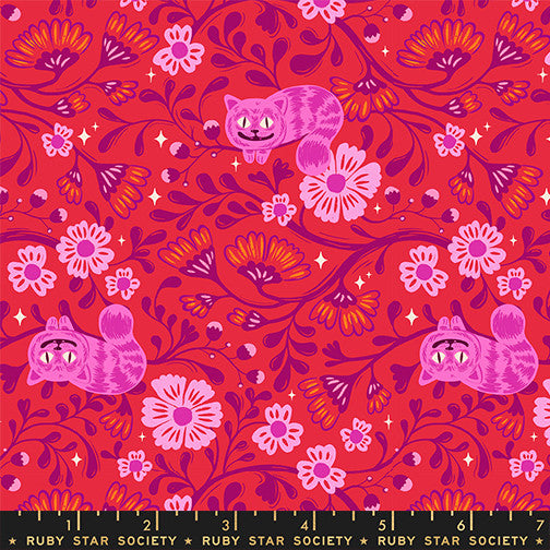 PRESALE Hello Alice Cheshire Ruby Yardage by Sarah Watts for Ruby Star Society | RS2123 12