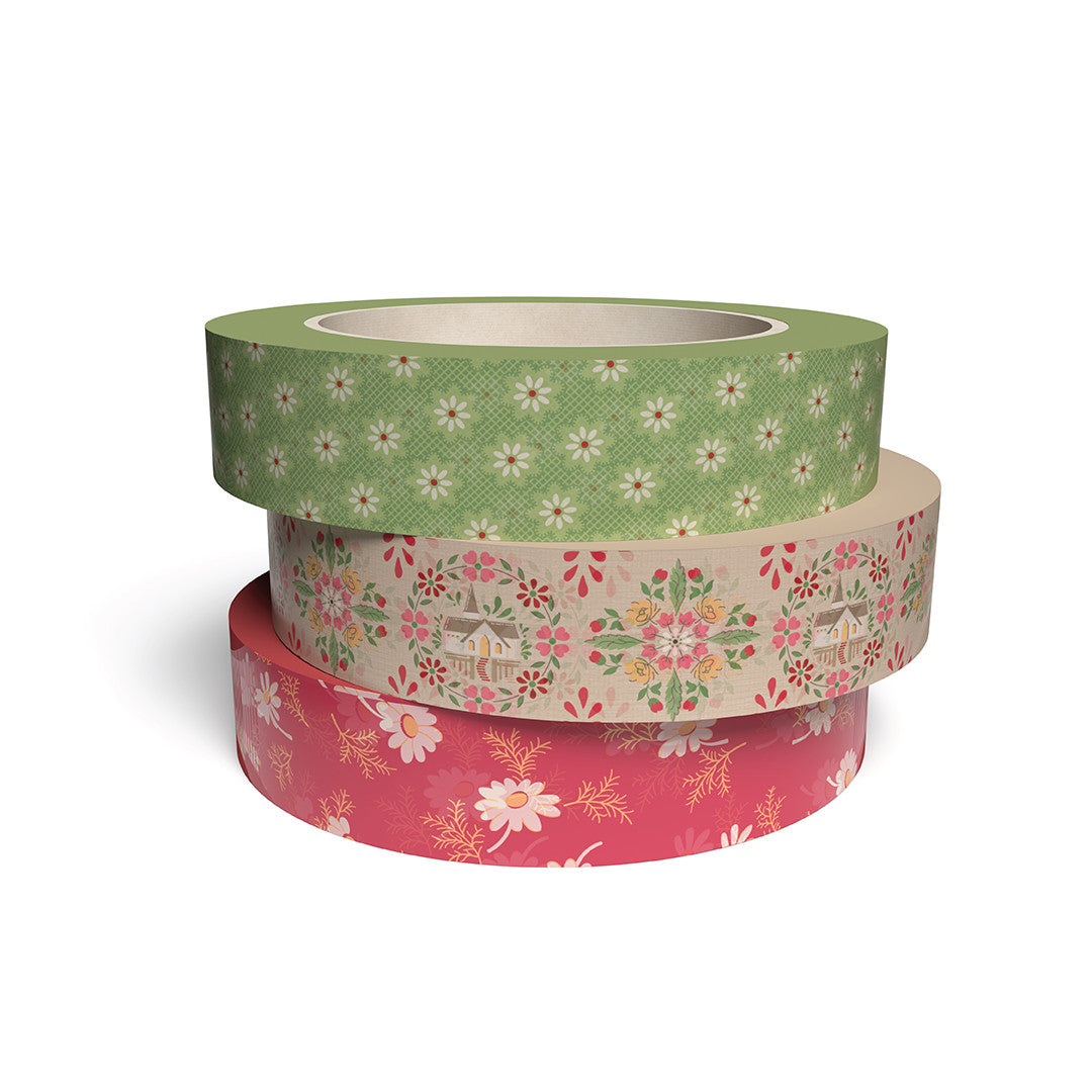 Lori Holt Washi Tape Home Town Holiday Washi Tape by Lori Holt of Bee in My Bonnet | ST-36033