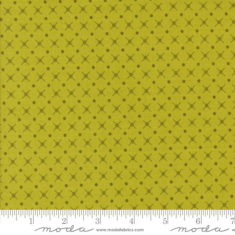 Color Crush X and O Lime Yardage by V and Co. for Moda Fabrics | 10887 19