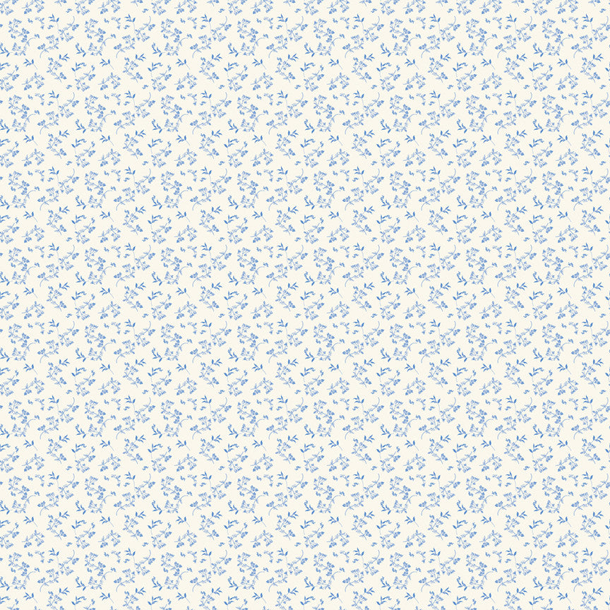 Penelope Mini Stems Cream Yardage by My Mind's Eye for Riley Blake Designs | C16646-CREAM