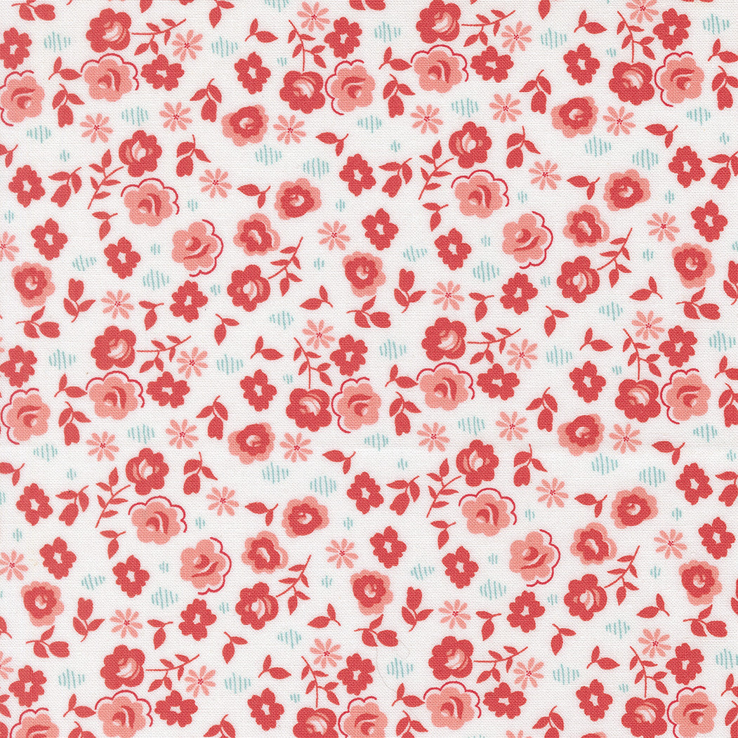 Delightfully Yours Floral Cloud Gerani by Sherri & Chelsi for Moda Fabrics | 37706 21