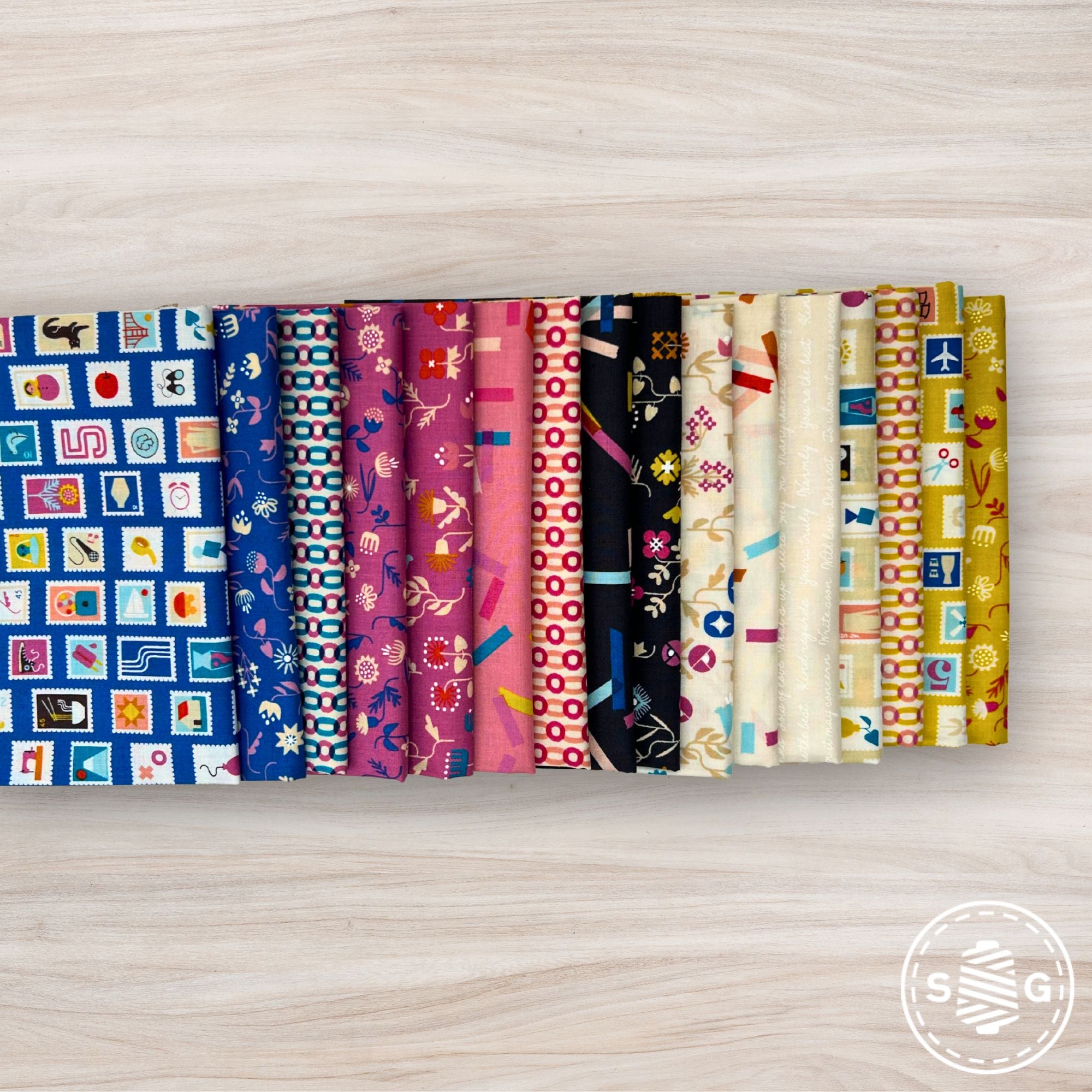 Salutations Custom Fat Quarter Bundle by Rashida Coleman Hale for Ruby Star Society | 16 Fat Quarters