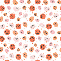 Hey Pumpkin Pumpkins White Yardage by My Mind's Eye for Riley Blake Designs | C16031-WHITE