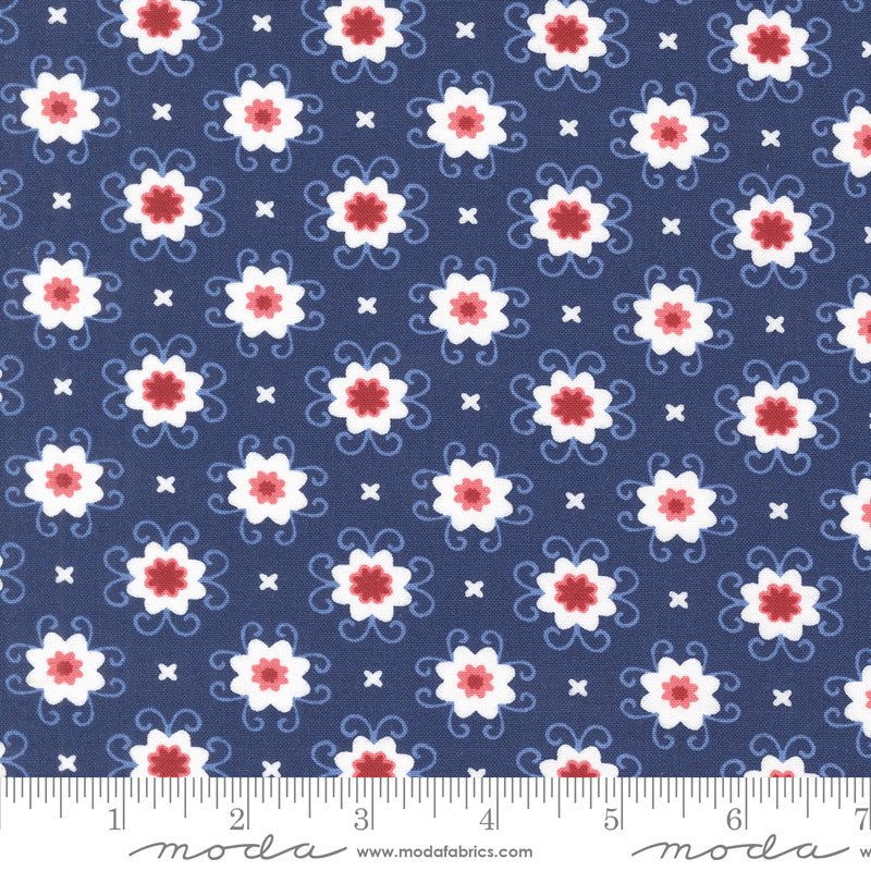 Star Spangled Bandana Twilight by April Rosenthal of Prairie Grass for Moda Fabrics | 24173 13
