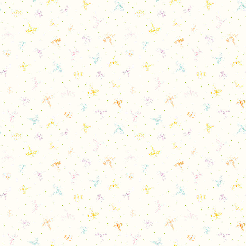 Hush Hush 5 Dashing Dragonflies Yardage by Sue Daley for Riley Blake Designs | C16958-DRAGONFLIES
