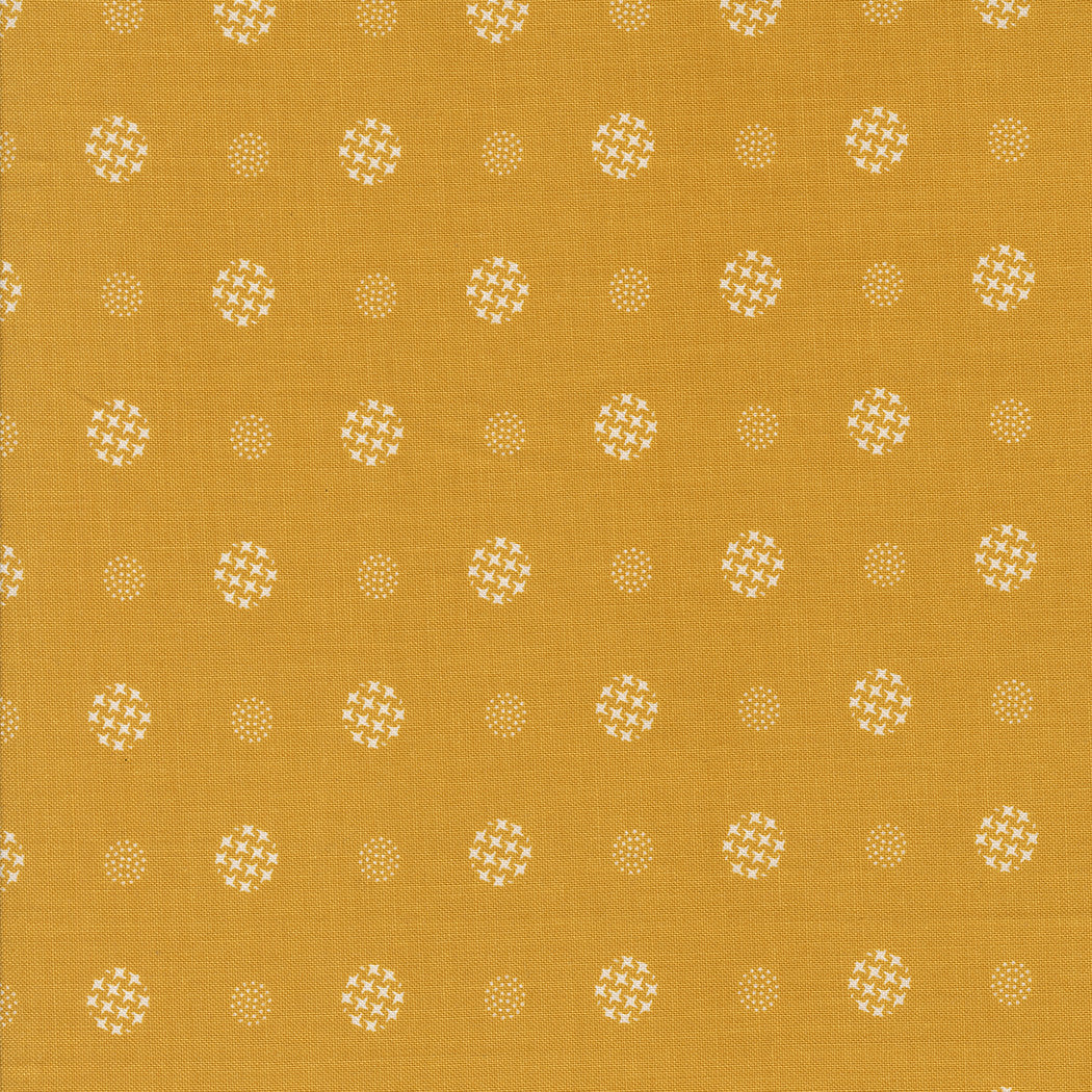 Color Crush Mod Dot Honey Yardage by V and Co. for Moda Fabrics | 10886 47