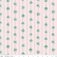 Forever Neverland Palm Stripe Pink Yardage by Jill Howarth for Riley Blake Designs | C15906-PINK