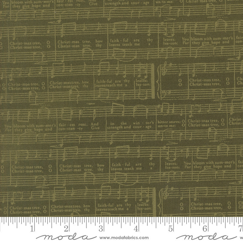 Berry And Pine O Christmas Tree Wintergreen Yardage by Lella Boutique for Moda Fabrics | 5244 13