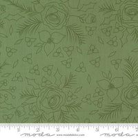 Starberry Green Winter Sketch Yardage by Corey Yoder for Moda Fabrics | 29181 13
