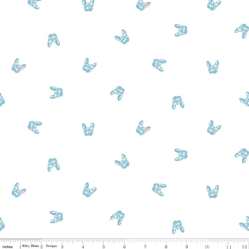 Hush Hush 5 Frenchie Friends Yardage by Christopher Thompson for Riley Blake Designs | C16946-FRENCHIE