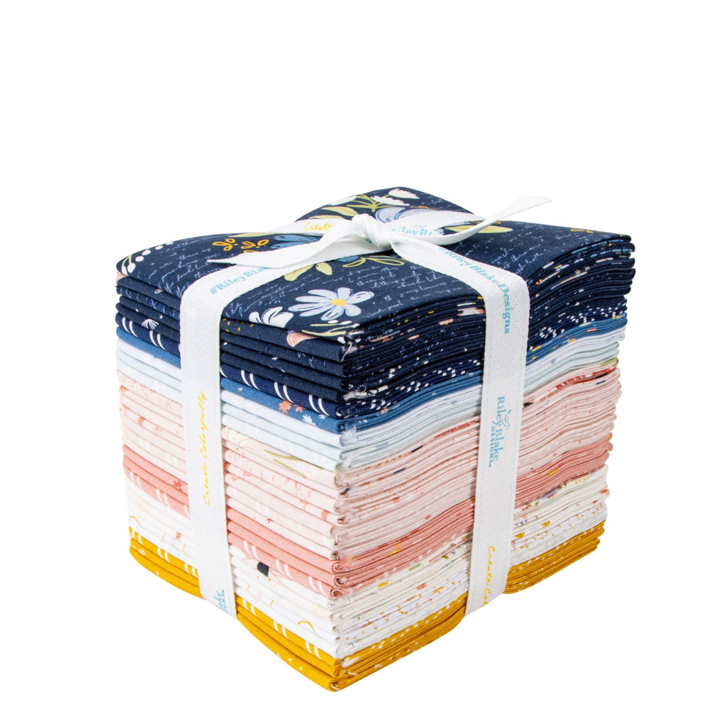 Between the Pages Fat Quarter Bundle by Fran Gulick of Cotton and Joy ...