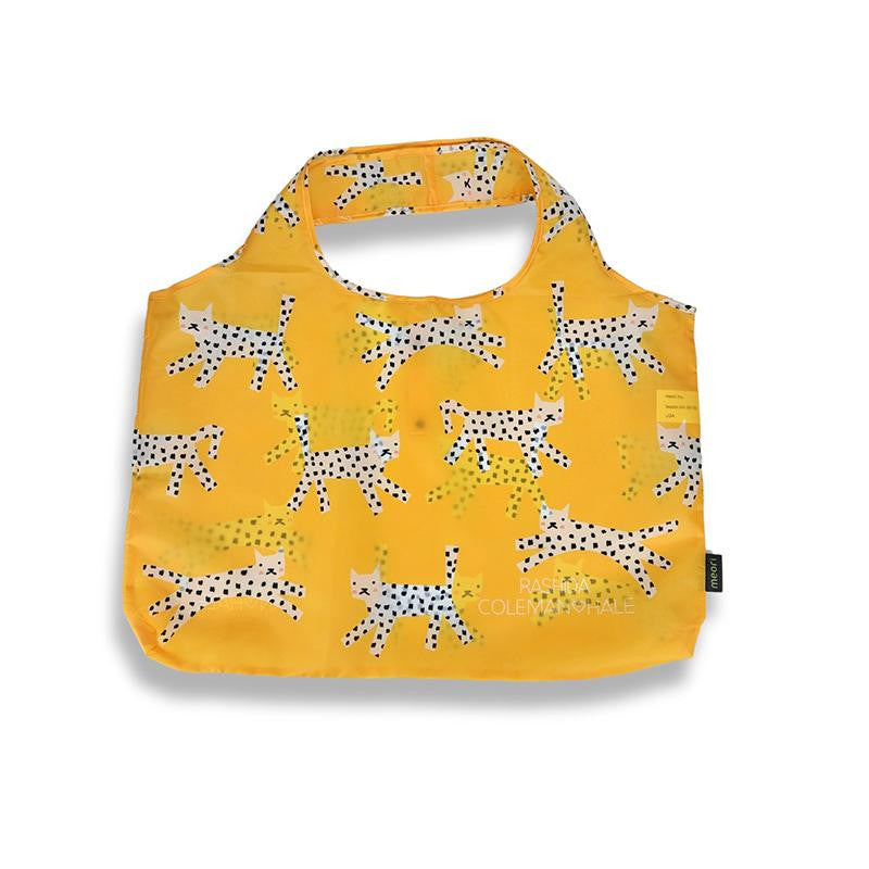 Pocket Shopper Snow Leopard by Meori | Design by Rashida Coleman Hale for Ruby Star Society | A100902