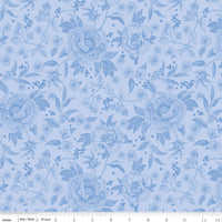 Penelope Main Sky Yardage by My Mind's Eye for Riley Blake Designs |  C16640-SKY