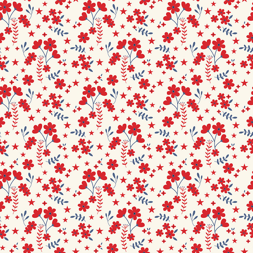 Freedom Garden Ditsy Floral Multi Yardage by My Mind's Eye for Riley Blake Designs | C15625-MULTI