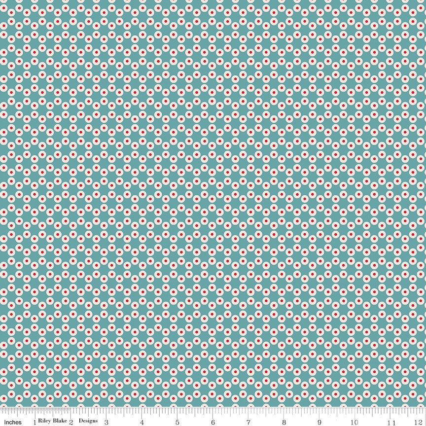 Americana Patriot Raindrop Yardage by Lori Holt of Bee in My Bonnet for Riley Blake Designs | 16097-RAINDROP