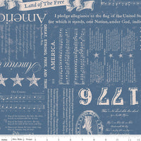 Americana Liberty Denim Yardage by Lori Holt of Bee in My Bonnet for Riley Blake Designs | C16080-DENIM