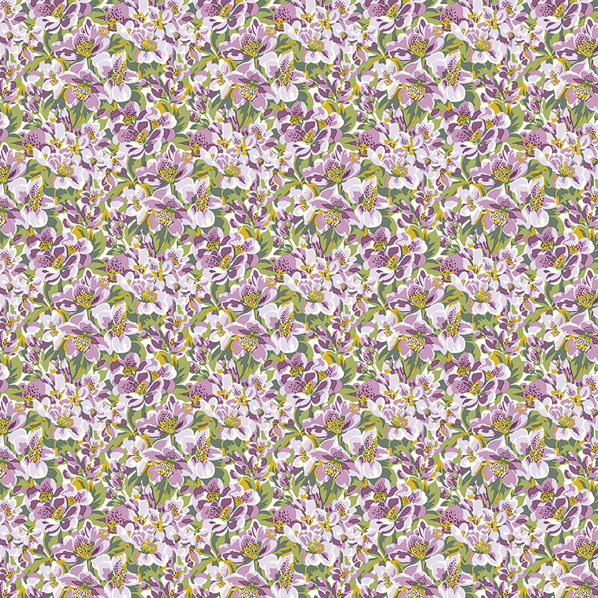 Postcard from the Highlands Hillside Rhododendron A by Liberty Fabrics for Riley Blake Designs | 01667364A