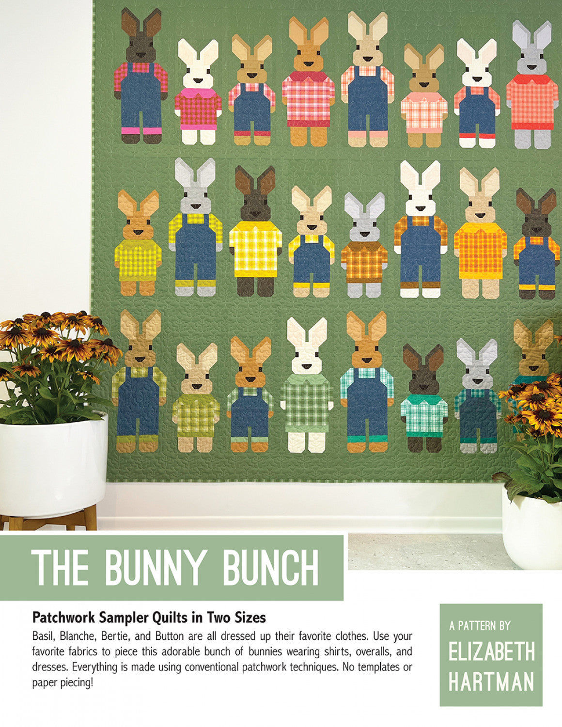 The Bunny Bunch Quilt Pattern by Elizabeth Hartman | EH075