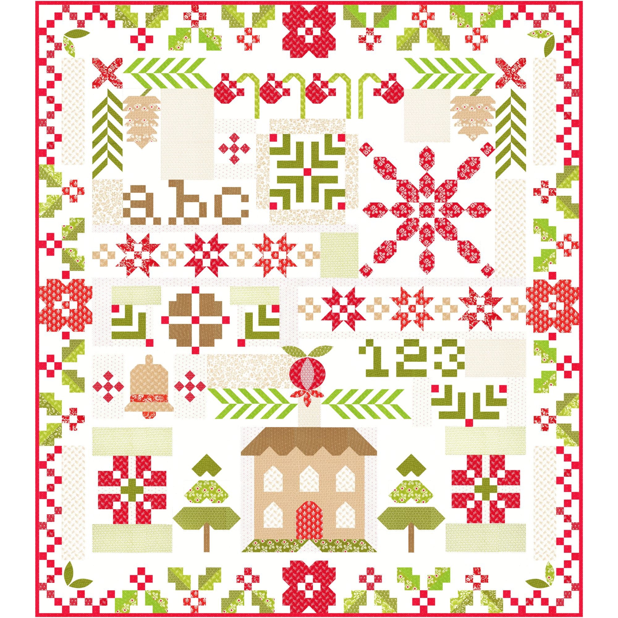 Twas the Night Before BOM Pattern by Fig Tree & Co for Moda Fabrics | FT 2024