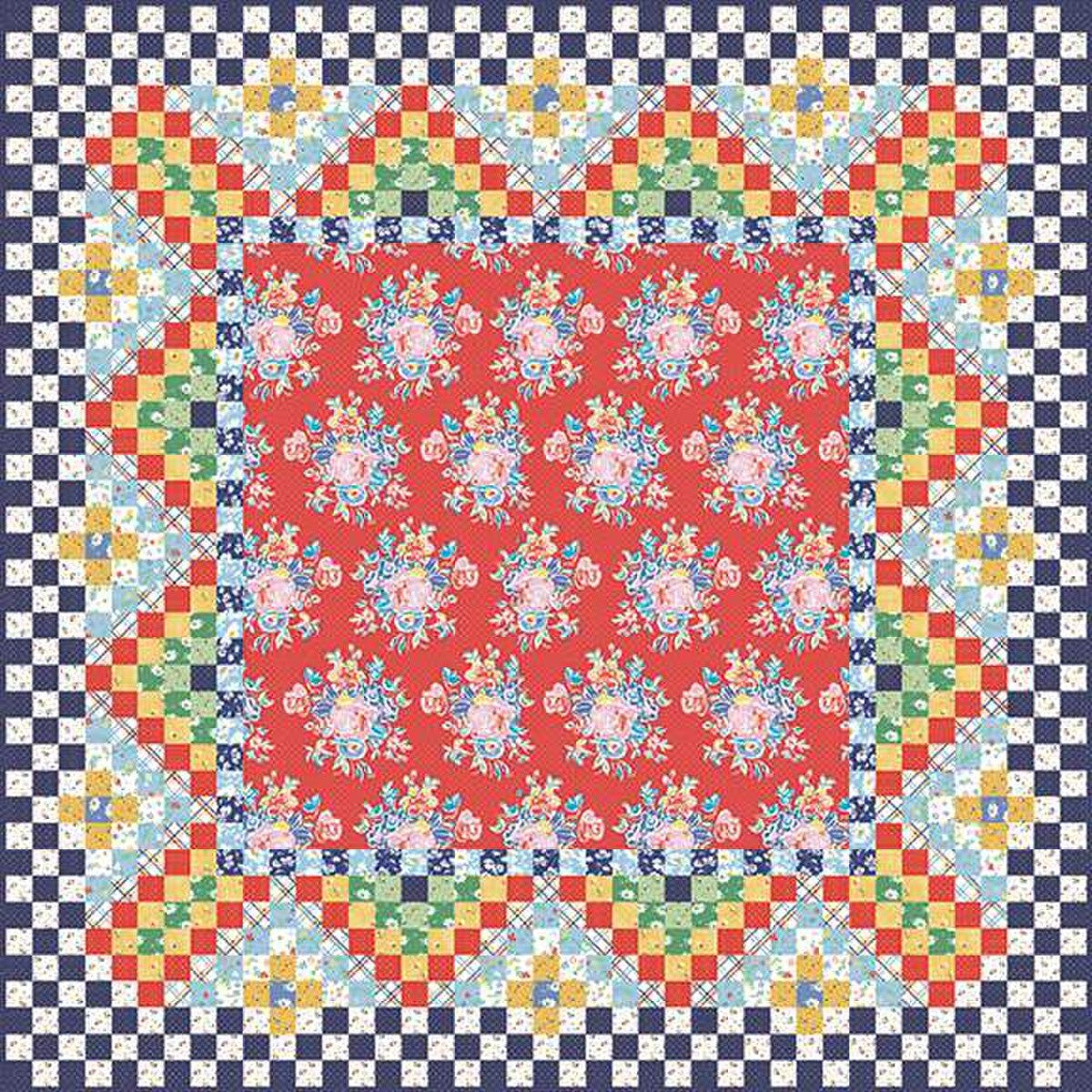 Featuring Fabric Quilt Pattern by American Jane Patterns Sandy Kapp | P205-FEATUREFABRIC