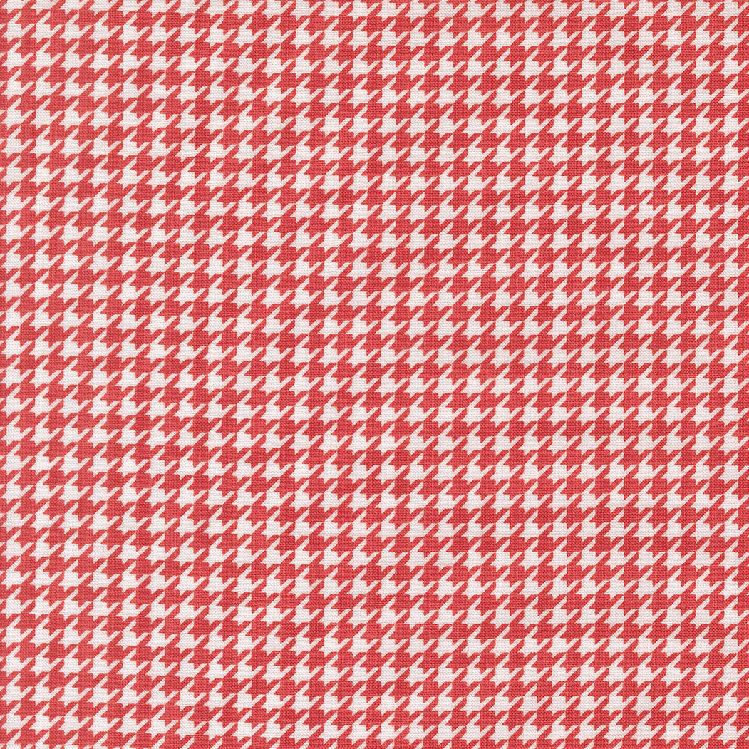 Delightfully Yours Check Geranium by Sherri & Chelsi for Moda Fabrics | 37702 16