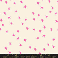 Starry Neon Pink Yardage by Alexia Marcelle Abegg for Ruby Star Society  | RS4109 36