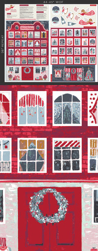 Adventale Advent Calendar Panel by Katarina Roccella for Art Gallery Fabrics | Panel Size 36" x 44" | ADV25919
