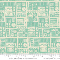 321 Blast Off Dashboard Blue Nebula Yardage by Stacy Iest Hsu for Moda Fabrics | 20953 17