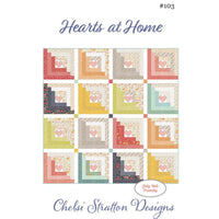 Hearts at Home Custom Quilt Kit With Delightfully Yours by Sherri & Chelsi for Moda Fabrics | Quilt Size 70 1/2" x 70 1/2"