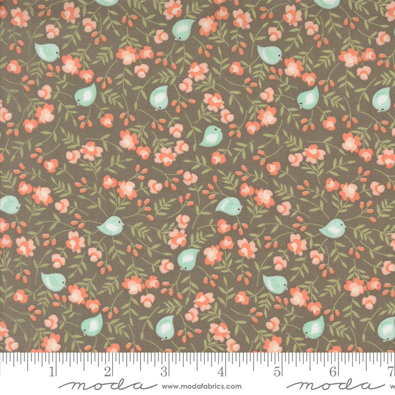 Abloom Songbird Slate Yardage by Corey Yoder for Moda Fabrics | 29212 19