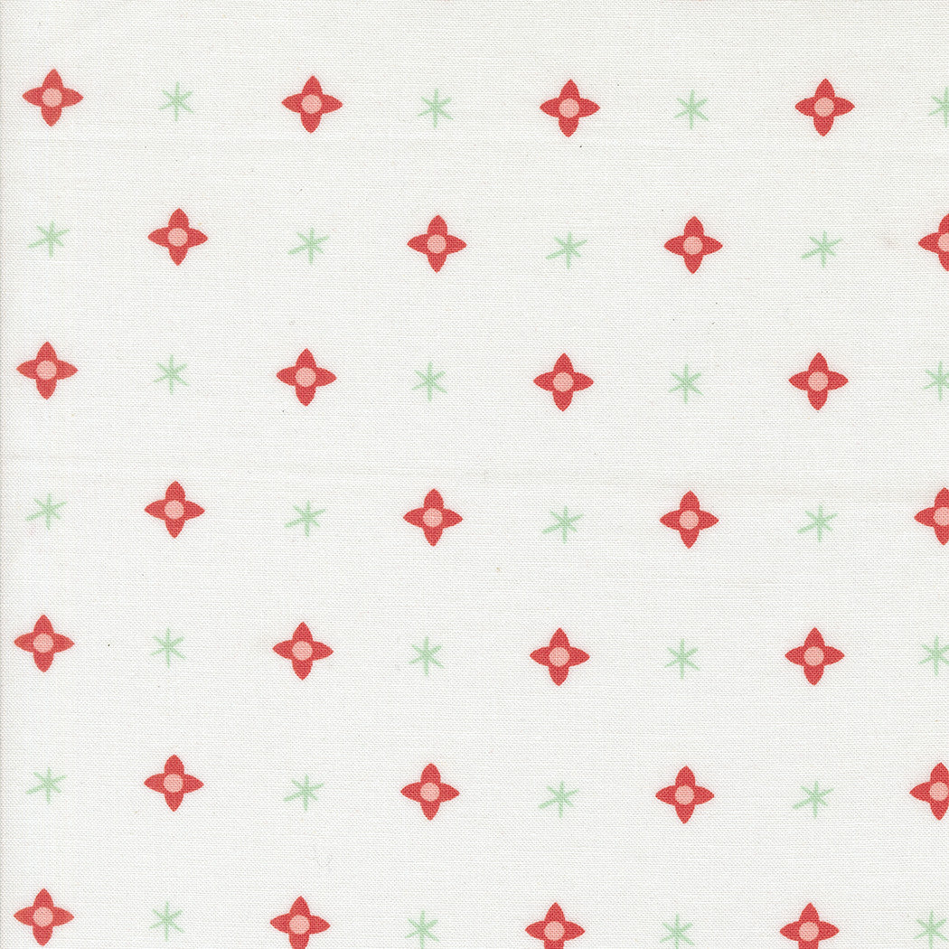 Tiny Christmas Snow Yardage by Lizzy House for Moda Fabrics | 37135 11