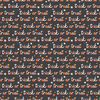 Hey Pumpkin Trick or Treat Charcoal Yardage by My Mind's Eye for Riley Blake Designs | C16034-CHARCOAL