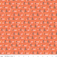 Hey Pumpkin Trick or Treat Orange Yardage by My Mind's Eye for Riley Blake Designs | C16034-ORANGE