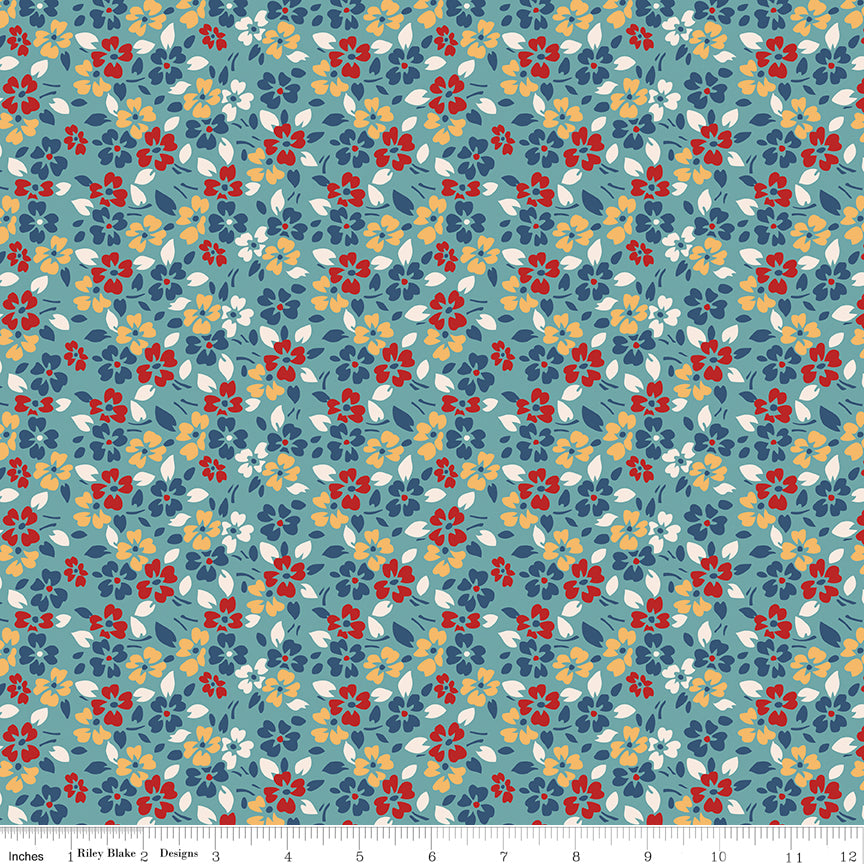 Americana Glory Raindrop Yardage by Lori Holt of Bee in My Bonnet for Riley Blake Designs | C16090-RAINDROP
