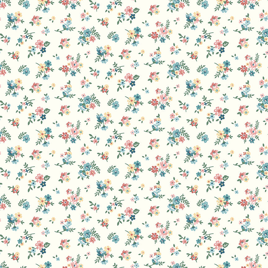 Mary Catherine Ditsy Floral Cloud Yardage by Amy Smart for Riley Blake Designs | C16703-CLOUD