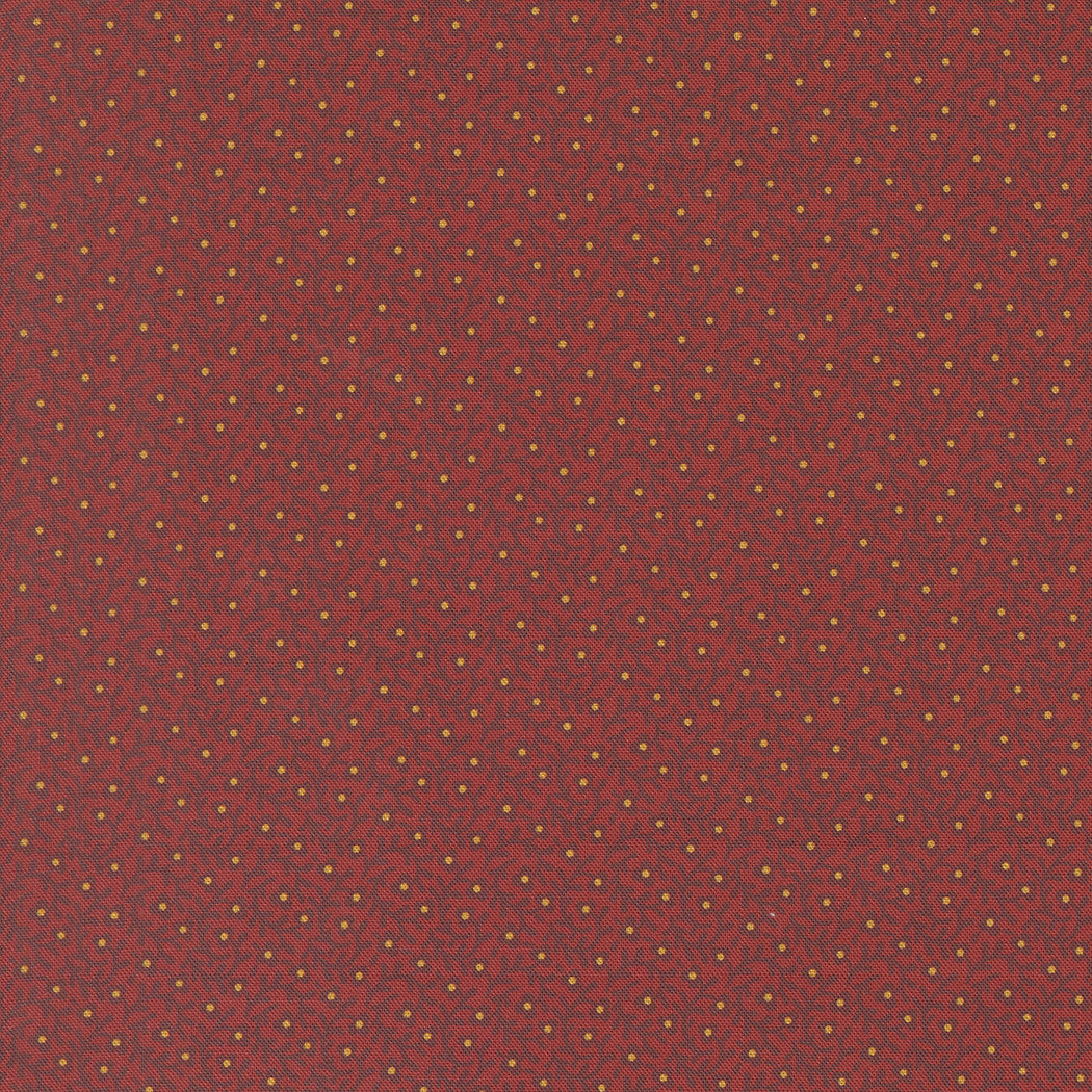 Sallys Stitches Creeping Thyme Turkey Red Yardage by Betsy Chutchian for Moda Fabrics | 31714 11