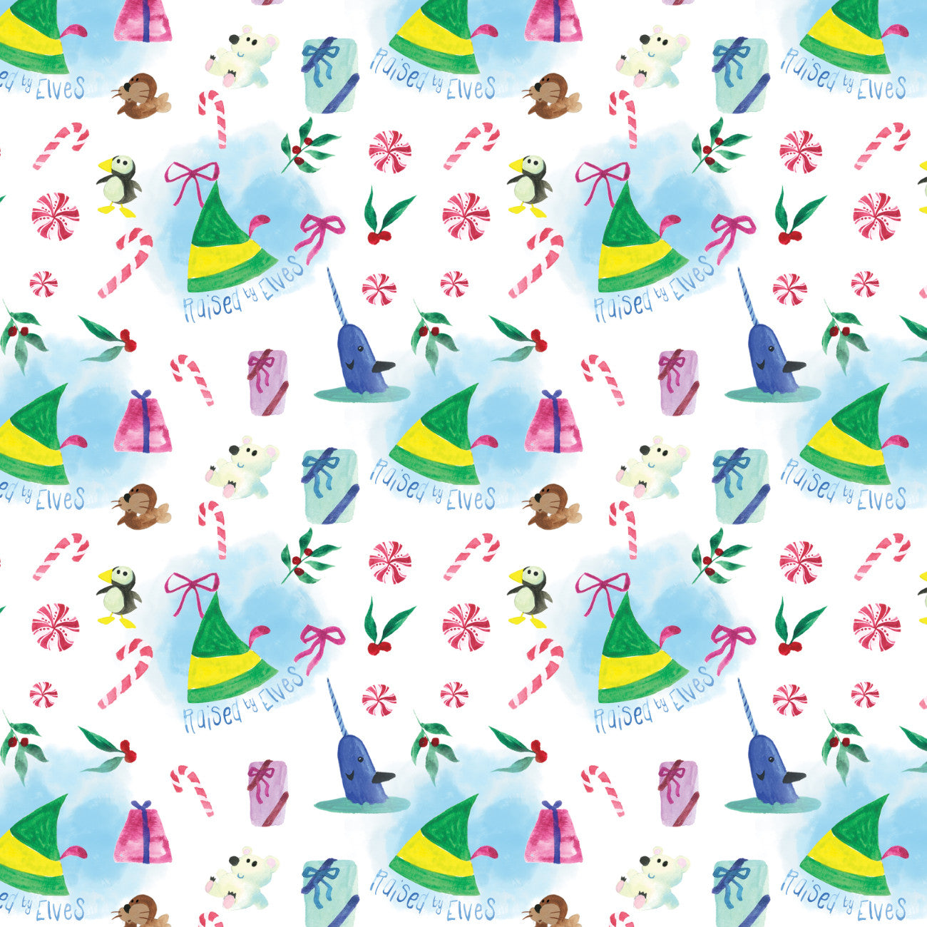 Elf the Movie Raised by Elves Yardage by Camelot Fabrics | 23130125-01