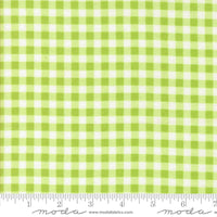 Sherbet Sunshine Flannel Gingham Leaf Yardage by Corey Yoder for Moda Fabrics | 29224 18F