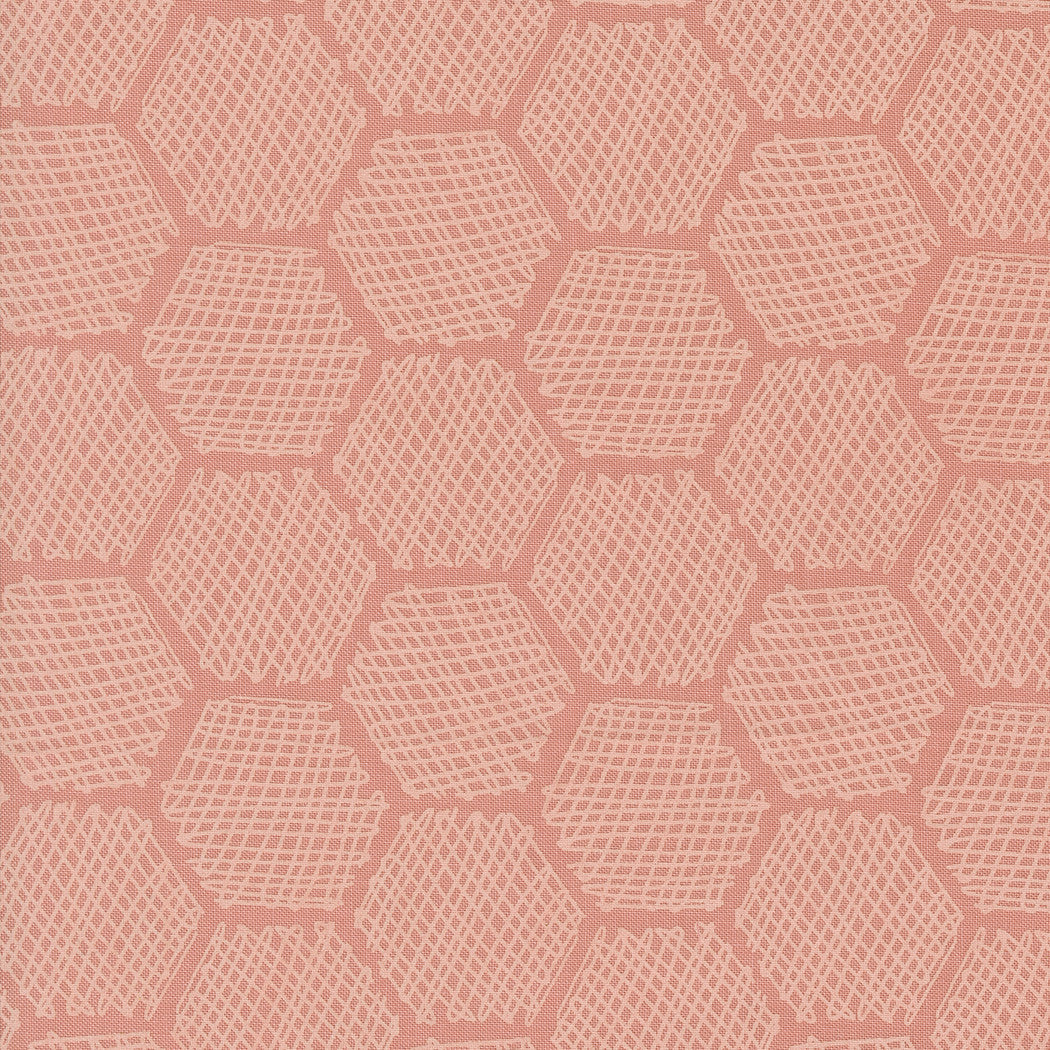 Bee Garden Honeycomb Carnation by Gingiber for Moda Fabrics | 48416 16