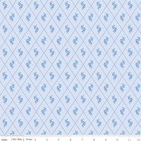 Penelope Diamonds Sky Yardage by My Mind's Eye for Riley Blake Designs | C16642-SKY