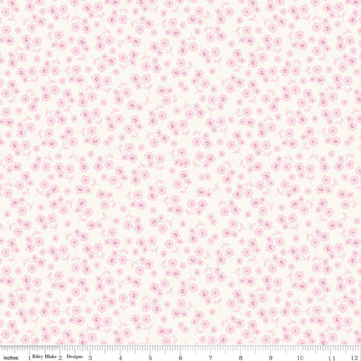 Picnic Florals Carnation Ditsy Yardage by My Mind's Eye for Riley Blake Designs | C14613 CARNATION