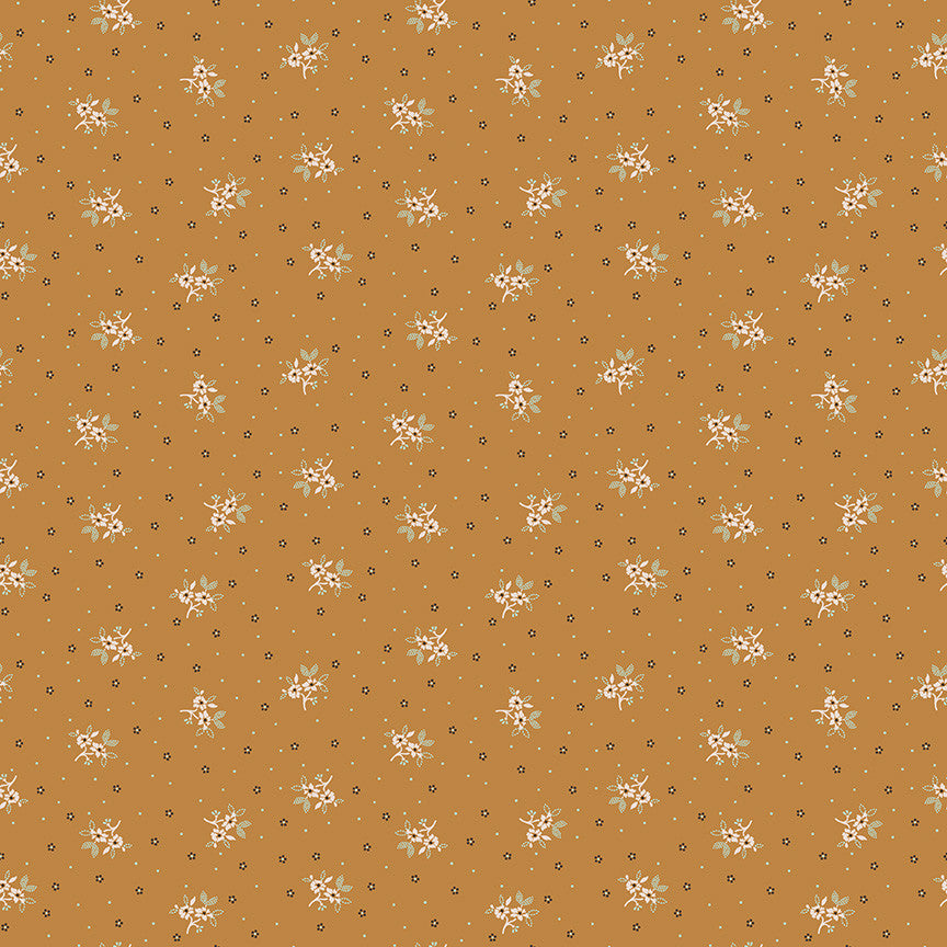 Gentler Times Lovely Butterscotch Yardage by Lori Holt of Bee in My Bonnet For Riley Blake Designs | C16479-BUTTERSCOTCH
