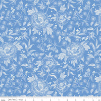 Penelope Main Blue Yardage by My Mind's Eye for Riley Blake Designs | C16640-BLUE
