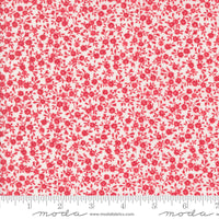 Summertime Bloom Cream Red Yardage by Camille Roskelley for Moda Fabrics | 55321 32
