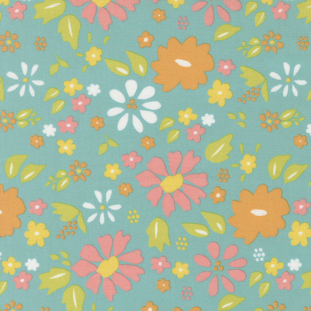 Delightfully Yours Wildflower Poolside by Sherri & Chelsi for Moda Fabrics | 37700 18