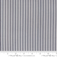 Summertime Simple Stripe Navy Yardage by Camille Roskelley for Moda Fabrics | 55324 30
