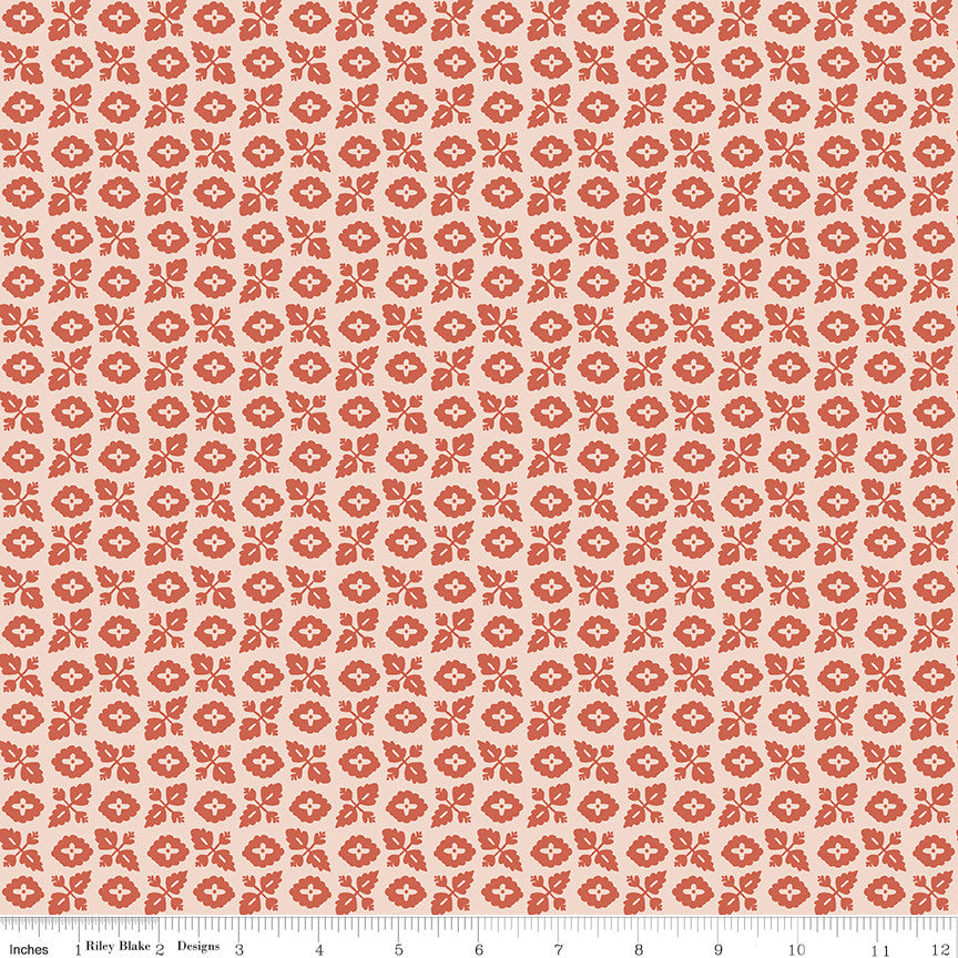 Ivy Reese Garden Blush Yardage by Deena Rutter for Riley Blake Designs | C16602-BLUSH