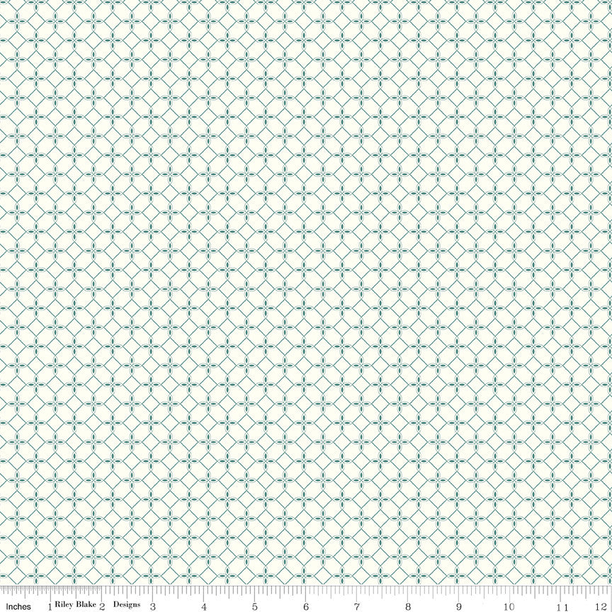 New Beginnings Tile Cream Yardage by Sandy Gervais for Riley Blake Designs | C15753-CREAM